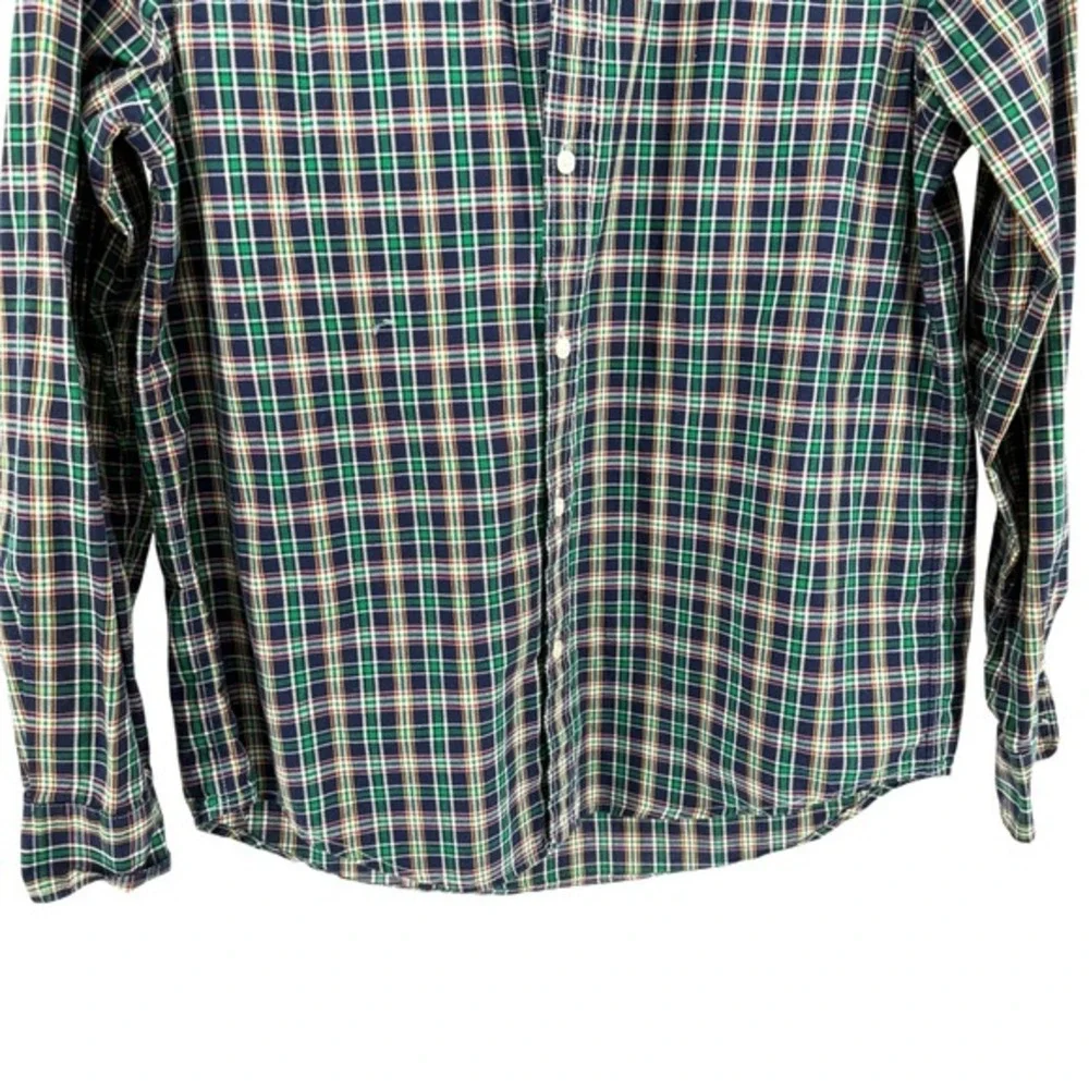 Ralph Lauren Boys XL (18-20) Pre-Owned‎ Plaid Natural Stretch Button Down Shirt